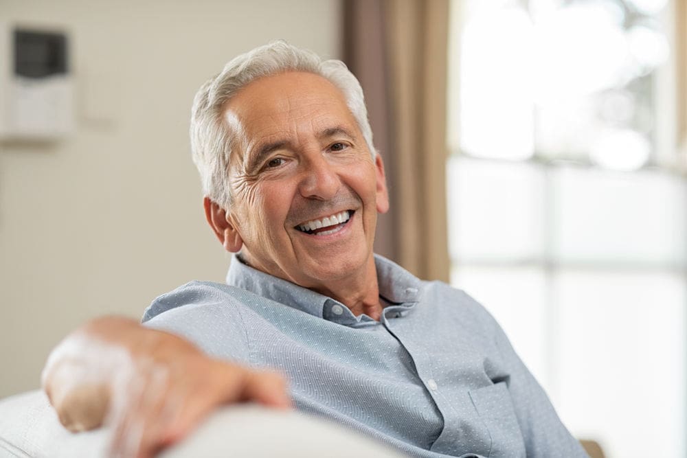 Dental Veneers Manassas VA | Happy old man.